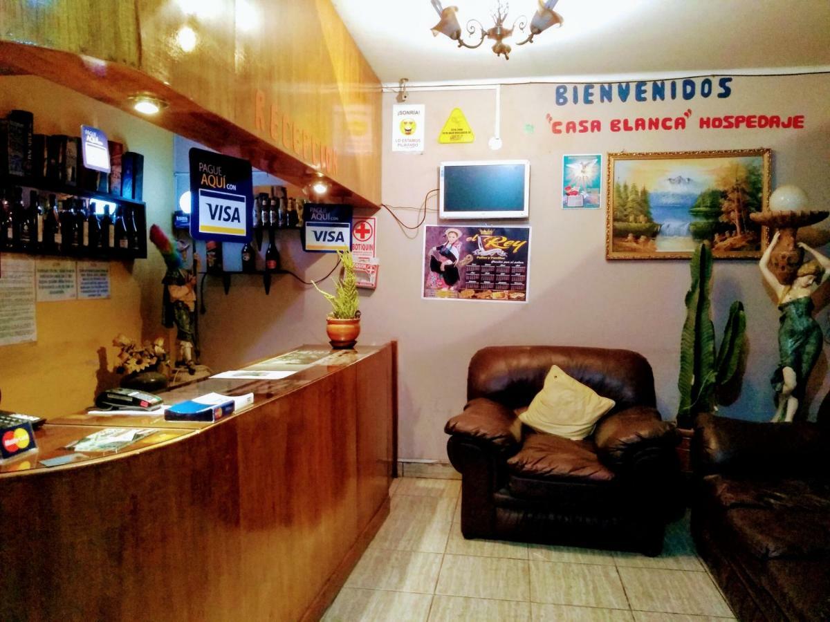 Casa Blanca Hospedaje Huamancaca ภายนอก รูปภาพ