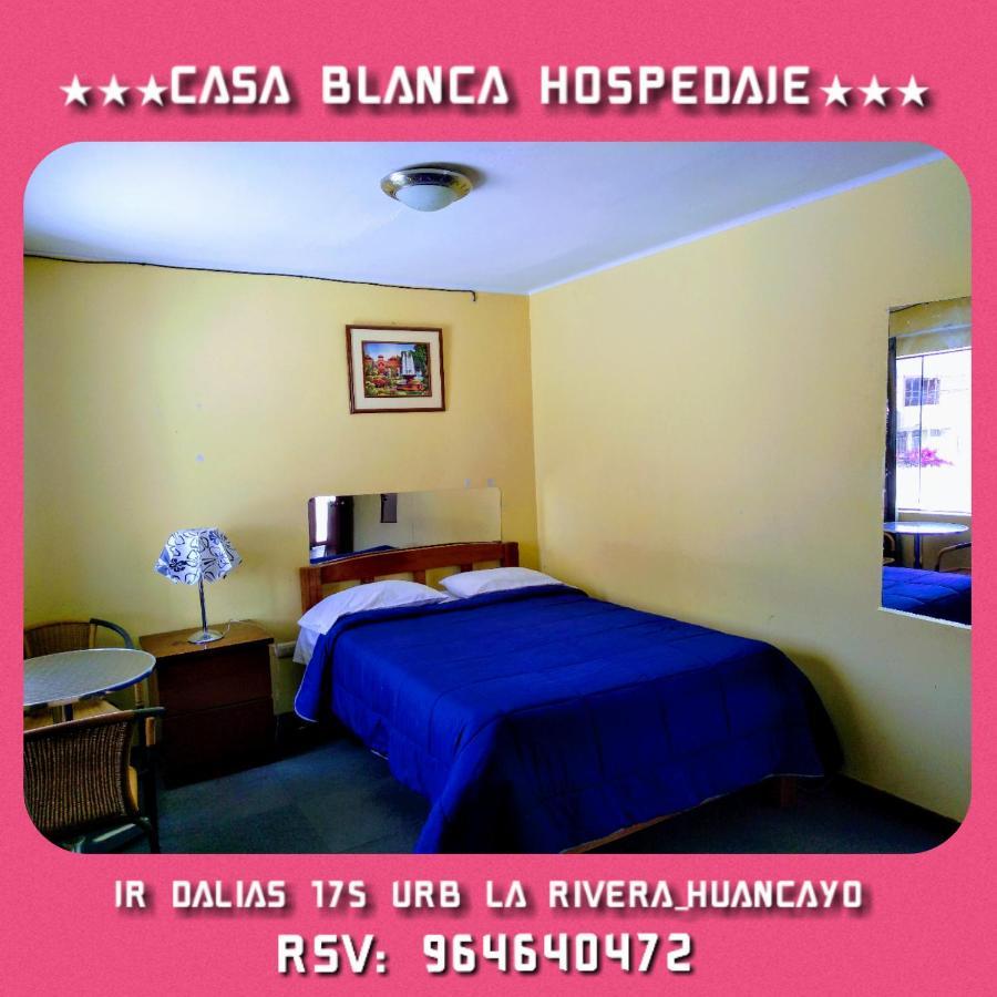 Casa Blanca Hospedaje Huamancaca ภายนอก รูปภาพ